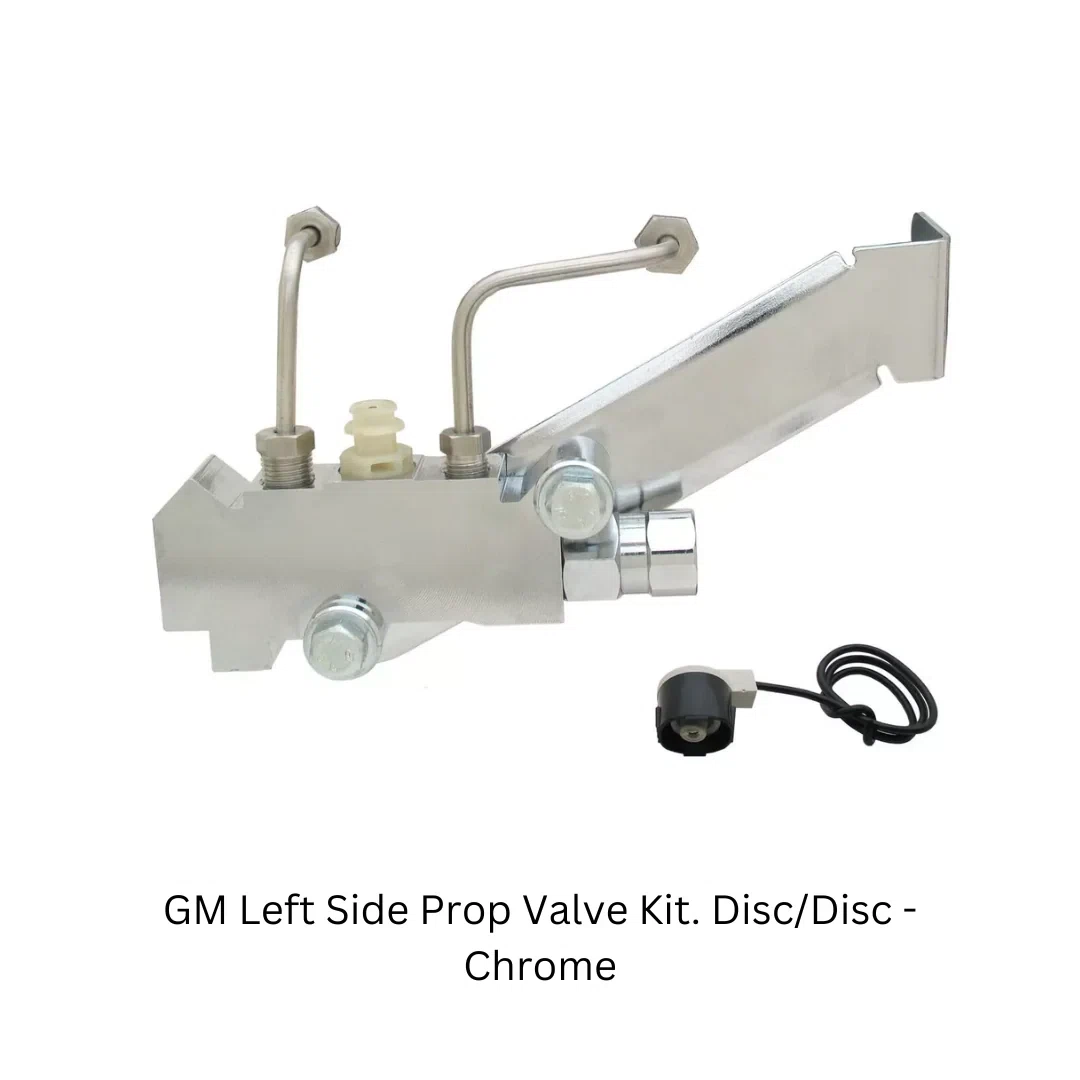 GM Left Side Prop Valve Kit. Disc_Disc - Chrome PV4CK-2
